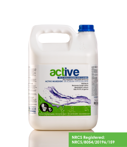 Michem Clorbax professional chlorine disinfectant in a 25 litre container
