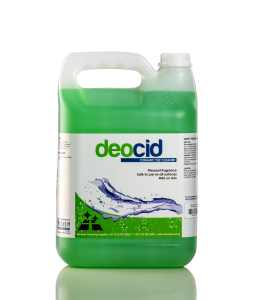 Michem Deocid professional acidic ceramic tile cleaner in a 5 litre container
