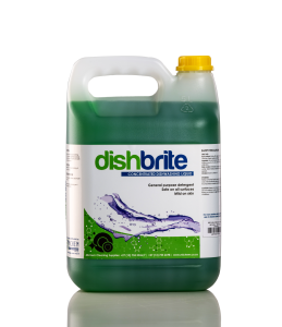 Michem Dishbrite concentrated manual dishwashing liquid available in Lemon, Apple and Pine fragrances