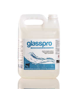 Michem GlassPro professional streak-free glass and window cleaner in a 5L container