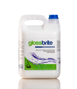 Michem Glossbrite professional high-gloss floor polish in a 5L container