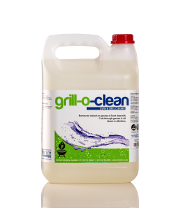 Michem Grill-O-Clean professional oven and grill cleaner in a 5L container