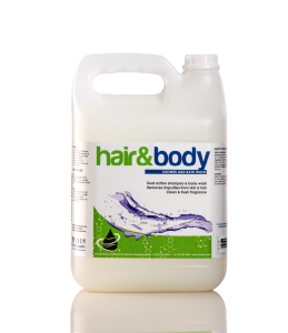 Michem Hair & Bodywash 2-in-1 hair and body cleanser in a 5L container