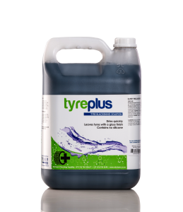 Michem TyrePlus polymer tyre dressing with a long-lasting gloss finish in a 5L container