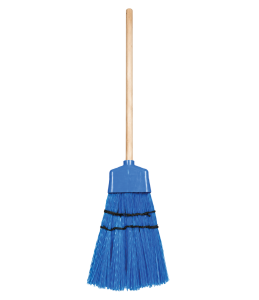 Michem Corn Broom with stiff bristles for sweeping patios, driveways, pavements and outdoor areas