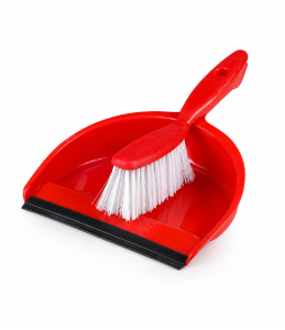 Michem Dustpan Set lightweight plastic dustpan and brush for everyday cleaning