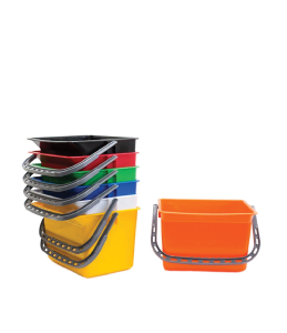 Michem Heavy Duty Plastic Bucket available in 6L and 12.5L with colour-coded options