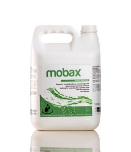 Michem Mobax fast-acting mould remover for bathrooms, kitchens and damp areas in a 5L container