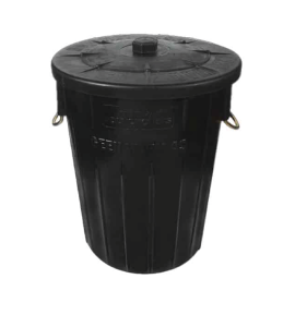 Michem Refuse Bin and Lid with side carry handles for commercial and industrial waste collection